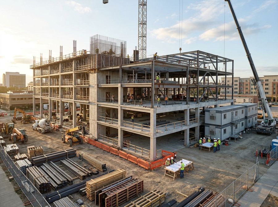 نموذج مشروع مقاولات عامة وإنشاءات هندسية